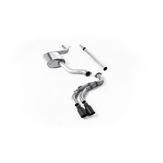 Milltek cat-back 70.00 mm — Bez rezonatora — Dupli 80mm GT80 — SSXSE193