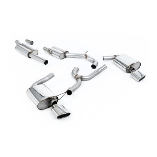 Milltek cat-back 76.20 mm — 152x76mm ovalni — SSXSE195