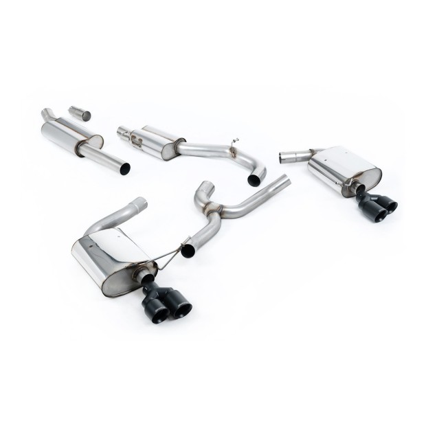 Milltek cat-back 76.20 mm — Dupli 80mm GT80 — SSXSE197