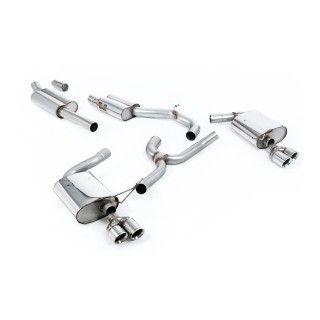 Milltek cat-back 76.20 mm — Dupli 80mm GT80 — SSXSE198