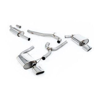 Milltek cat-back 76.20 mm — Bez rezonatora — 152x76mm ovalni — SSXSE200