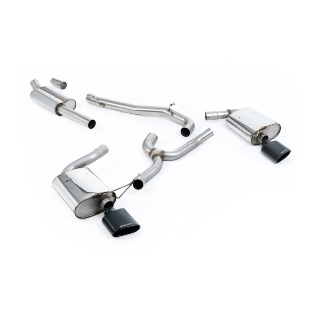 Milltek cat-back 76.20 mm — Bez rezonatora — 152x76mm ovalni — SSXSE201