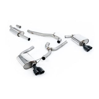 Milltek cat-back 76.20 mm — Bez rezonatora — Dupli 80mm GT80 — SSXSE202