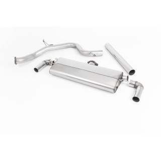 Milltek cat-back 76.20 mm — Bez rezonatora — 152x76mm ovalni — SSXSE210