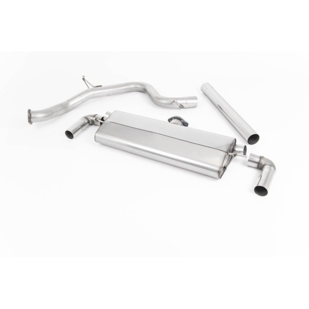 Milltek cat-back 76.20 mm — Bez rezonatora — 152x76mm ovalni — SSXSE210