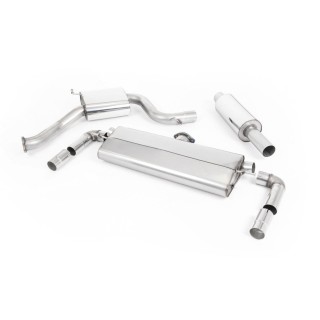 Milltek cat-back 76.20 mm — Sa rezonatorom — 152x76mm ovalni — SSXSE212