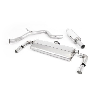 Milltek cat-back 76.20 mm — 152x76mm ovalni — SSXSE214