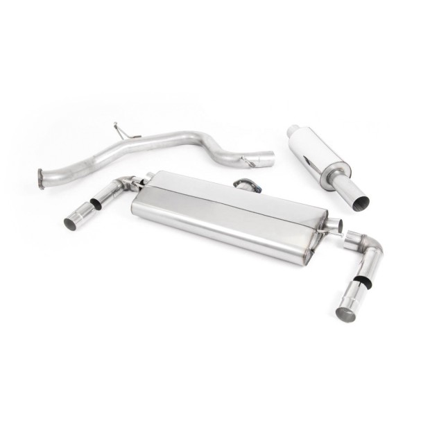 Milltek cat-back 76.20 mm — 152x76mm ovalni — SSXSE215