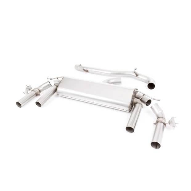 Milltek cat-back 76.20 mm — Bez rezonatora — 102 Jet — SSXSE222