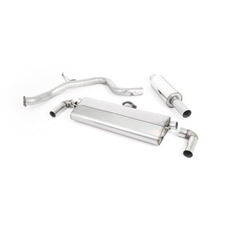 Milltek cat-back 76.20 mm — Sa rezonatorom — Dupli 80mm GT80 — SSXSE229