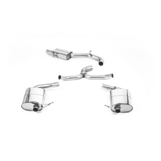 Milltek cat-back 76.20 mm — 152x76mm ovalni — SSXSE233