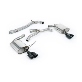 Milltek cat-back 76.20 mm — Bez rezonatora — Dupli 80mm GT80 — SSXSE238