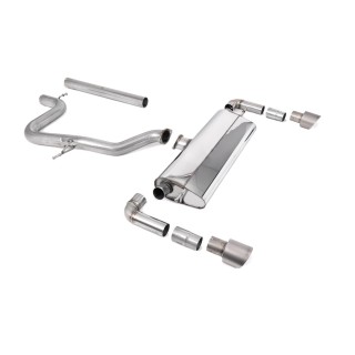 Milltek cat-back 76.20 mm — Bez rezonatora — Dupli 100mm GT100 — SSXSE242