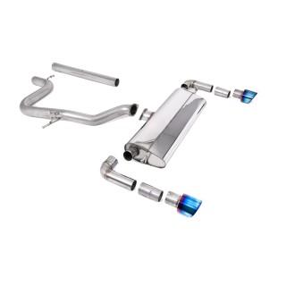 Milltek cat-back 76.20 mm — Bez rezonatora — GT-100 — SSXSE243