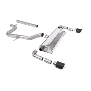 Milltek cat-back 76.20 mm — Bez rezonatora — 102mm Karbonski Jet — SSXSE244