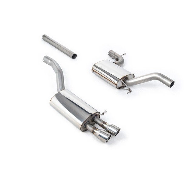 Milltek cat-back 69.85 mm — Sa rezonatorom — Dupli 76.2mm Jet — SSXSK006