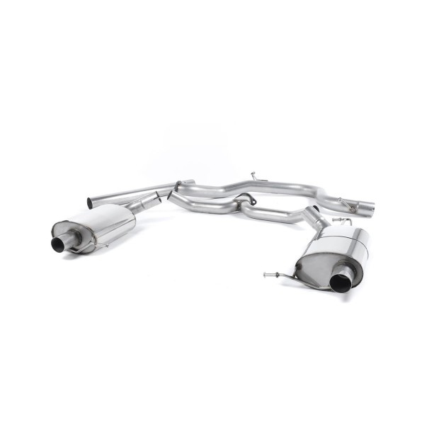 Milltek cat-back 76.20 mm — Bez rezonatora — SSXSK021