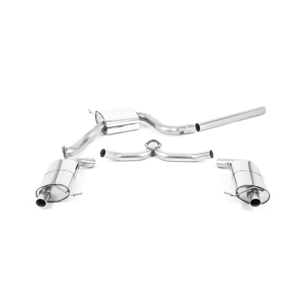 Milltek cat-back 76.20 mm — Sa rezonatorom — SSXSK27