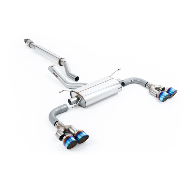 Milltek Sekundarni cat-back 63.50 mm — Sa rezonatorom — 100mm GT100 — SSXTY165