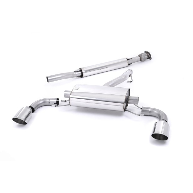 Milltek Sekundarni cat-back 63.50 mm — Sa rezonatorom — Dupli GT115 — SSXTY171