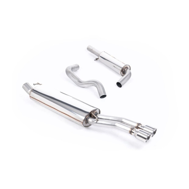 Milltek cat-back 63.50 mm — Sa rezonatorom — Dupli 76.2mm Jet — SSXVW032