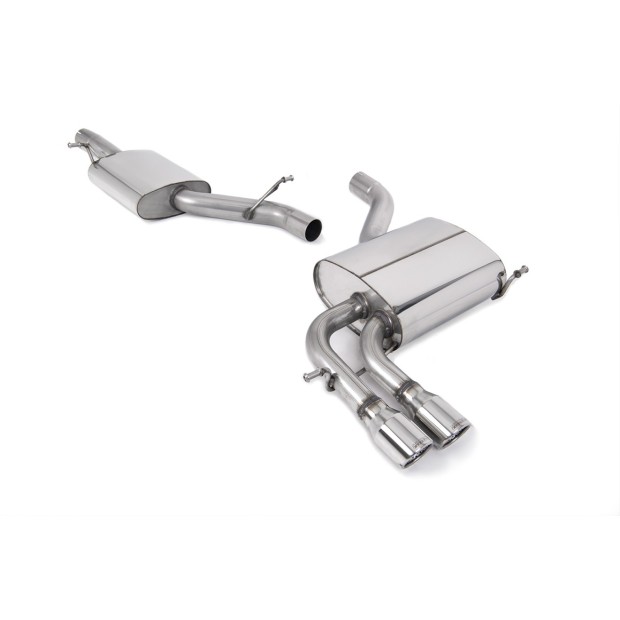 Milltek cat-back 69.85 mm — Sa rezonatorom — Dupli 76.2mm Jet — SSXVW045