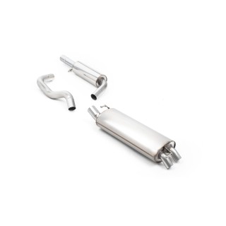 Milltek cat-back 63.50 mm — Dupli 50.8mm Discrete — SSXVW057