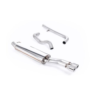 Milltek cat-back 63.50 mm — Bez rezonatora — Dupli 76.2mm Jet — SSXVW064