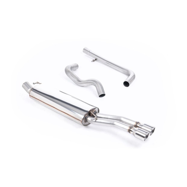 Milltek cat-back 63.50 mm — Bez rezonatora — Dupli 76.2mm Jet — SSXVW064