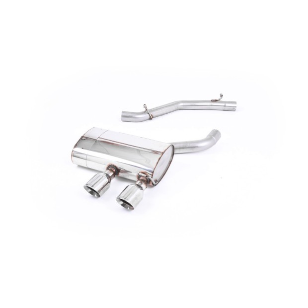 Milltek cat-back 69.85 mm — Bez rezonatora — Dupli 100mm GT100 — SSXVW133