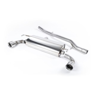 Milltek cat-back 63.50 mm — Bez rezonatora — Dupli GT100 — SSXVW136