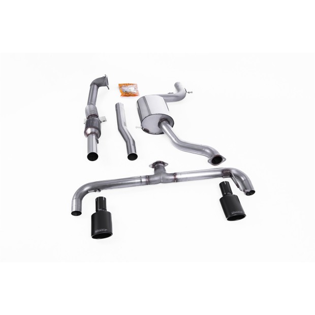 Milltek turbo-back uključujući Visoki protok Sportski katalizator 76.20 mm — SSXVW144