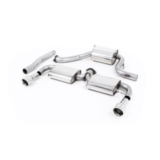 Milltek cat-back 76.20 mm — Dupli 100mm GT100 — SSXVW159