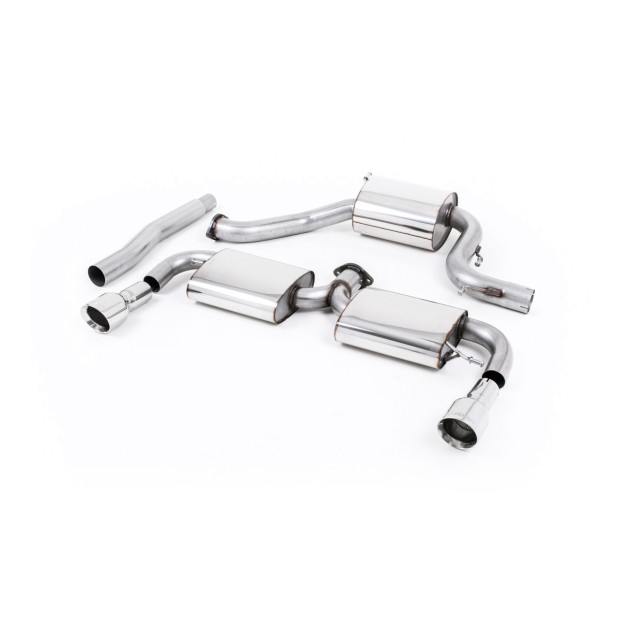 Milltek cat-back 76.20 mm — Dupli 100mm GT100 — SSXVW159
