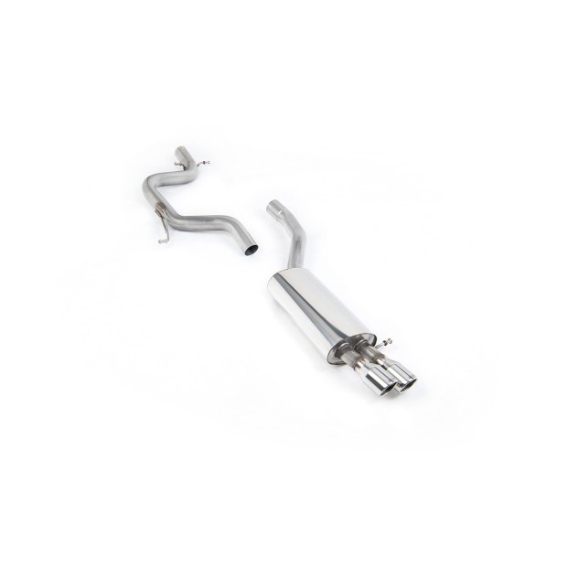 Milltek cat-back 69.85 mm — Bez rezonatora — Dupli 76.2mm Jet — SSXVW161