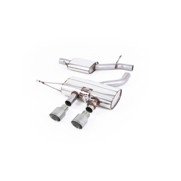 Milltek cat-back 69.85 mm — Sa rezonatorom — Dupli 100mm GT100 — SSXVW164
