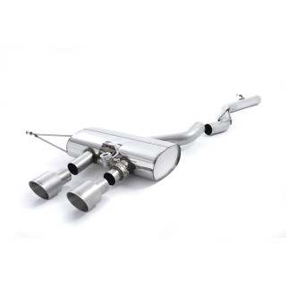 Milltek cat-back 69.85 mm — Bez rezonatora — Dupli 100mm GT100 — SSXVW165