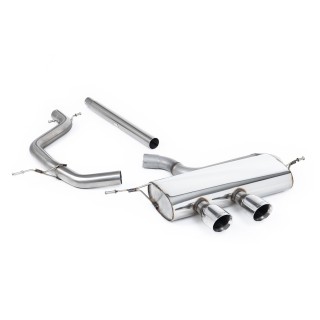 Milltek cat-back 69.85 mm — Bez rezonatora — Dupli 100mm GT100 — SSXVW167