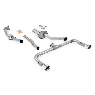 Milltek turbo-back bez Visoki protok Sportski katalizator 76.20 mm — SSXVW179