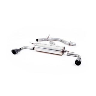Milltek cat-back 69.85 mm — Bez rezonatora — Dupli 100mm GT100 — SSXVW183