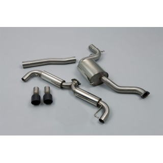 Milltek cat-back 76.20 mm — Dupli 100mm GT100B — SSXVW185
