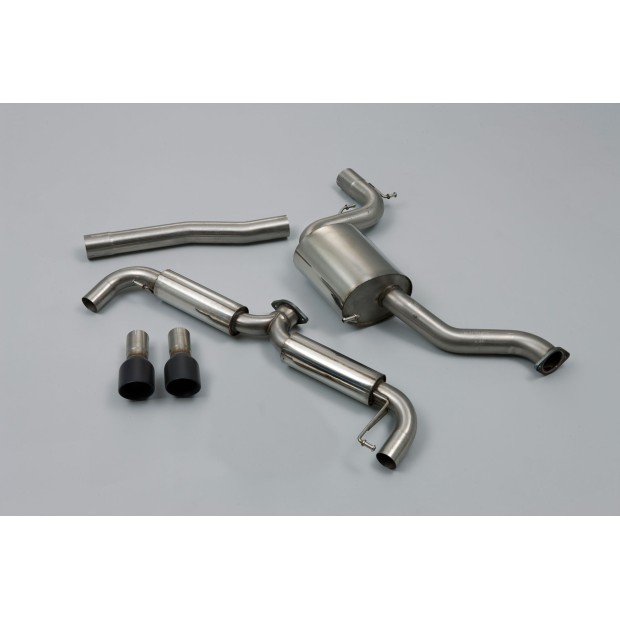 Milltek cat-back 76.20 mm — Dupli 100mm GT100B — SSXVW185