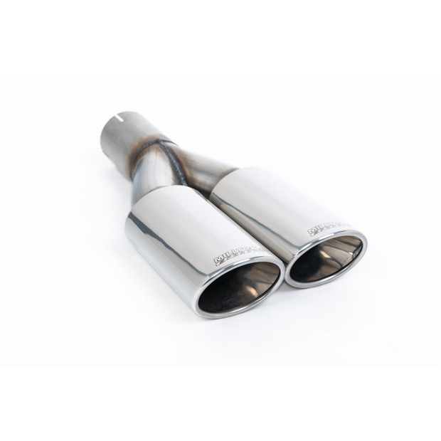 Milltek cat-back 69.85 mm — Sa rezonatorom — Dupli 100 x 80mm Special ovalni — SSXVW212