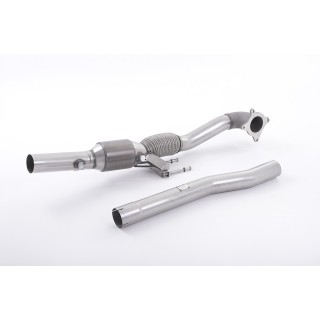Milltek Veći prečnik downpipe i Visoki protok Sportski katalizator 76.20 mm — SSXVW215