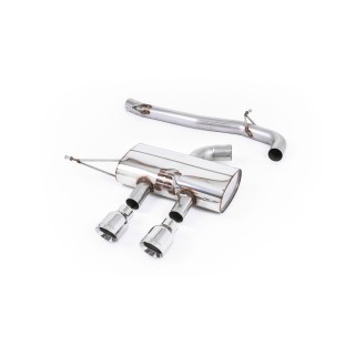 Milltek cat-back 76.20 mm — Bez rezonatora — Dupli GT100 — SSXVW218