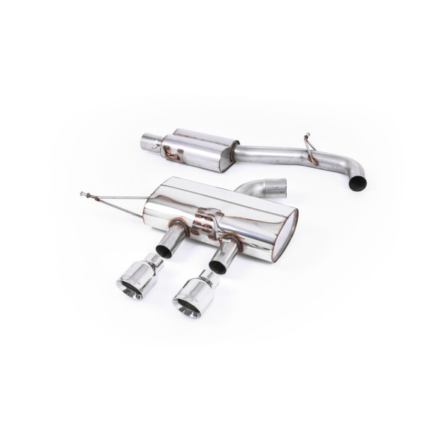 Milltek cat-back 76.20 mm — Sa rezonatorom — Dupli GT100 — SSXVW221
