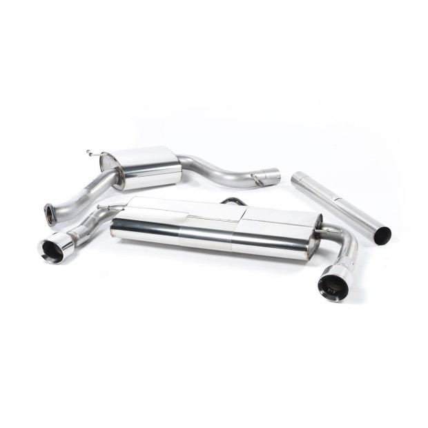Milltek cat-back 76.20 mm — Dupli 100mm GT100 — SSXVW225