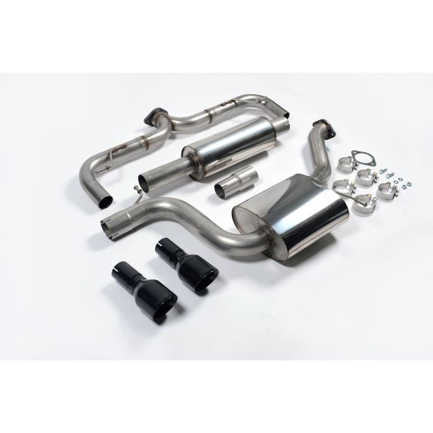 Milltek cat-back 76.20 mm — Dupli 100mm GT100B — SSXVW229