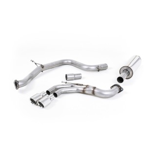 Milltek cat-back 70.00 mm — Sa rezonatorom — Dupli 80mm GT80 — SSXVW241