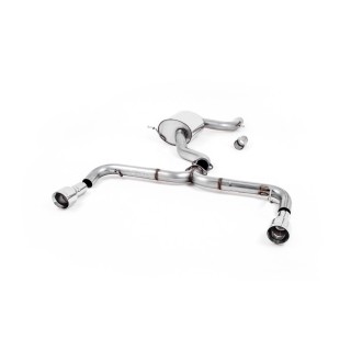 Milltek cat-back 76.20 mm — Bez rezonatora — Dupli 100mm GT100 — SSXVW248